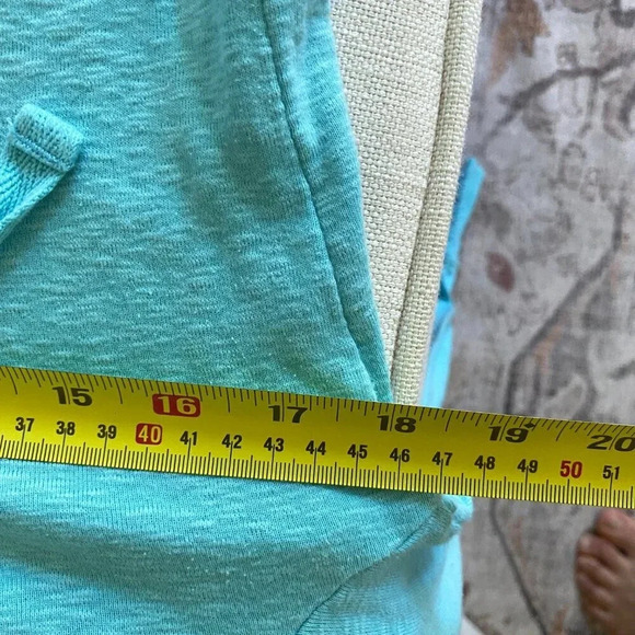 COLUMBIA Heathered  Blue 100% Cotton Longsleeve Rocky Ridge Hooded Shirt Sz M - Picture 15 of 15
